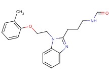 (3-{1-[2-(2-methylphenoxy)ethyl]-1H-benzimidazol-2-yl}propyl)formamide