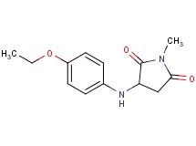 3-[(4-ethoxyphenyl)amino]-1-methyl-2,5-pyrrolidinedione