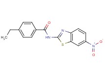 4-ethyl-N-(6-nitro-1,3-benzothiazol-2-yl)benzamide