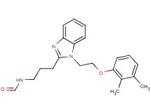 (3-{1-[2-(2,3-dimethylphenoxy)ethyl]-1H-benzimidazol-2-yl}propyl)formamide