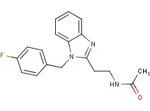 N-{2-[1-(4-fluorobenzyl)-1H-benzimidazol-2-yl]ethyl}acetamide
