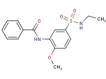 N-{5-[(ethylamino)sulfonyl]-2-methoxyphenyl}benzamide