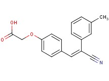 {4-[2-cyano-2-(3-methylphenyl)vinyl]phenoxy}acetic acid