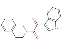 2-(3,4-dihydro-2(1H)-isoquinolinyl)-1-(1H-indol-3-yl)-2-oxoethanone