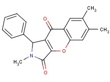 2,6,7-trimethyl-1-phenyl-1,2-dihydrochromeno[2,3-c]pyrrole-3,9-dione