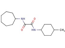 N-cycloheptyl-N'-(4-methylcyclohexyl)ethanediamide