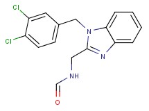 {[1-(3,4-dichlorobenzyl)-1H-benzimidazol-2-yl]methyl}formamide