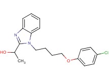 1-{1-[4-(4-chlorophenoxy)butyl]-1H-benzimidazol-2-yl}ethanol
