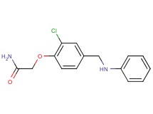 2-[4-(anilinomethyl)-2-chlorophenoxy]acetamide