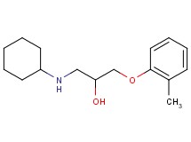 1-(cyclohexylamino)-3-(2-methylphenoxy)-2-propanol hydrochloride
