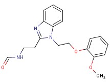 (2-{1-[2-(2-methoxyphenoxy)ethyl]-1H-benzimidazol-2-yl}ethyl)formamide