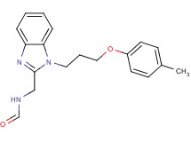 ({1-[3-(4-methylphenoxy)propyl]-1H-benzimidazol-2-yl}methyl)formamide