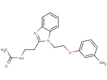 N-(2-{1-[2-(3-methylphenoxy)ethyl]-1H-benzimidazol-2-yl}ethyl)acetamide