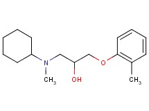 1-[cyclohexyl(methyl)amino]-3-(2-methylphenoxy)-2-propanol hydrochloride