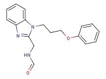 {[1-(3-phenoxypropyl)-1H-benzimidazol-2-yl]methyl}formamide