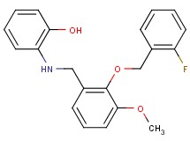 2-({2-[(2-fluorobenzyl)oxy]-3-methoxybenzyl}amino)phenol