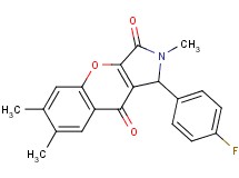 1-(4-fluorophenyl)-2,6,7-trimethyl-1,2-dihydrochromeno[2,3-c]pyrrole-3,9-dione