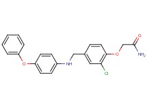 2-(2-chloro-4-{[(4-phenoxyphenyl)amino]methyl}phenoxy)acetamide