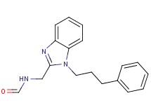 {[1-(3-phenylpropyl)-1H-benzimidazol-2-yl]methyl}formamide