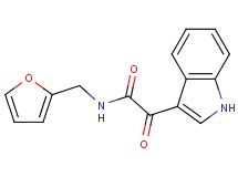 N-(2-furylmethyl)-2-(1H-indol-3-yl)-2-oxoacetamide