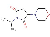 1-isopropyl-3-(4-morpholinyl)-2,5-pyrrolidinedione