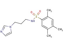 N-[3-(1H-imidazol-1-yl)propyl]-2,4,5-trimethylbenzenesulfonamide
