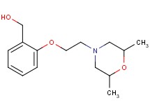{2-[2-(2,6-dimethyl-4-morpholinyl)ethoxy]phenyl}methanol
