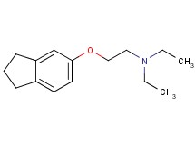 [2-(2,3-dihydro-1H-inden-5-yloxy)ethyl]diethylamine hydrochloride