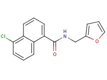 5-chloro-N-(2-furylmethyl)-1-naphthamide