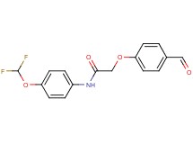 N-[4-(difluoromethoxy)phenyl]-2-(4-formylphenoxy)acetamide