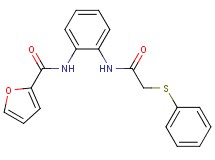 N-(2-{[2-(phenylthio)acetyl]amino}phenyl)-2-furamide