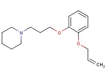 1-{3-[2-(allyloxy)phenoxy]propyl}piperidine hydrochloride