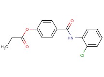 4-{[(2-chlorophenyl)amino]carbonyl}phenyl propionate