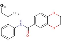 N-(2-sec-butylphenyl)-2,3-dihydro-1,4-benzodioxine-6-carboxamide