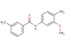 N-(3-methoxy-4-methylphenyl)-3-methylbenzamide