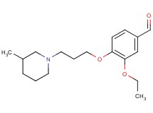 3-ethoxy-4-[3-(3-methylpiperidin-1-yl)propoxy]benzaldehyde hydrochloride