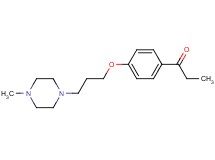 1-{4-[3-(4-methyl-1-piperazinyl)propoxy]phenyl}-1-propanone hydrochloride