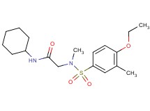 N~1~-cyclohexyl-N~2~-[(4-ethoxy-3-methylphenyl)sulfonyl]-N~2~-methylglycinamide