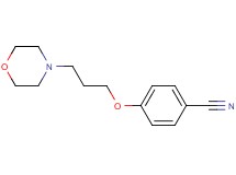 4-[3-(4-morpholinyl)propoxy]benzonitrile hydrochloride