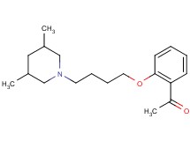 1-{2-[4-(3,5-dimethylpiperidin-1-yl)butoxy]phenyl}ethanone hydrochloride