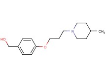 {4-[3-(4-methyl-1-piperidinyl)propoxy]phenyl}methanol