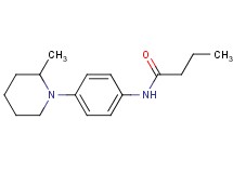 N-[4-(2-methyl-1-piperidinyl)phenyl]butanamide