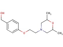 {4-[2-(2,6-dimethylmorpholin-4-yl)ethoxy]phenyl}methanol hydrochloride