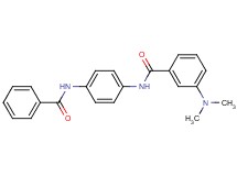 N-[4-(benzoylamino)phenyl]-3-(dimethylamino)benzamide