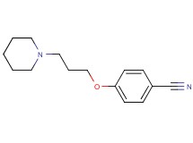 4-[3-(1-piperidinyl)propoxy]benzonitrile hydrochloride