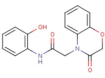 N-(2-hydroxyphenyl)-2-(3-oxo-2,3-dihydro-4H-1,4-benzoxazin-4-yl)acetamide