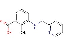 2-methyl-3-[(2-pyridinylmethyl)amino]benzoic acid