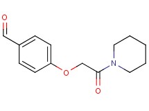 4-[2-oxo-2-(1-piperidinyl)ethoxy]benzaldehyde