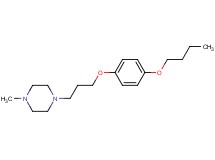 1-[3-(4-butoxyphenoxy)propyl]-4-methylpiperazine hydrochloride