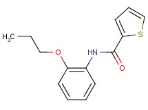 N-(2-propoxyphenyl)-2-thiophenecarboxamide